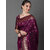 LEAFSY Self Design Bollywood Jacquard Saree (Purple)