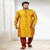 Raivat Ethnic Mustard Colour Jacquard Silk Brocade Kurta Pajama 1004