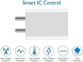 Voltrexon 18W Single USB Charger  Compatible with Android Mobile, Headphones, TWS, Game Console etc  With Type-C Cable