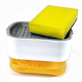 william 2 in 1 soap dispenser, For Kitchen and Bathroom, Liquid soap dispenser