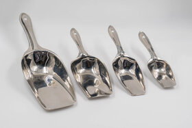 i WARE Atta Scoop/Shovel, Stainless Steel, Silver