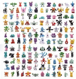 Mini Pokemon Figures 24 piece set (random figures, all unique)