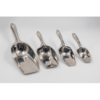 i WARE Atta Scoop/Shovel, Stainless Steel, Silver