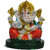 Lord Ganesha Idol for Home Temple & Dcor | Resin Murti for Home Temple, Office, Car Dashboard & Gifting (RED, 4 Inch) (Red)