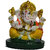 Lord Ganesha Idol for Home Temple & Dcor | Resin Murti for Home Temple, Office, Car Dashboard & Gifting (Yellow, 4 Inch)