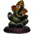 Lord Ganesha Idol with Mouse  Matt Finish Decorative Murti for Home, Office, Car Dashboard  Gift (4 Inch) Green Color (Green)