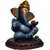 Lord Ganesha Idol with Mouse  Matt Finish Decorative Murti for Home, Office, Car Dashboard  Gift (4 Inch) Grey Color