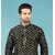 Raivat Ethnic Black Colour Jacquard Silk Brocade Kurta Pajama 1041