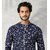 Raivat Ethnic Navy Blue Colour Cotton Kurta Pajama 1179