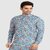 Raivat Ethnic Blue Colour Cotton Printed Kurta Pajama 1249