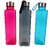 William Water Bottle with Steel Cap, Plastic Bottle for Home and Office 1000ml Multi Colour (pack of 3)