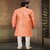 Raivat Ethnic Orange Colour Jacquard Banarasi Silk Thread Work Kurta Pajama 2027