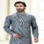 Raivat Ethnic Grey Colour Jacquard Art Silk Thread Work Kurta Pajama 2035