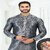 Raivat Ethnic Grey Colour Banarasi Silk Digital Print Kurta Pajama 2070
