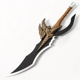 Kasaka's Venom Fang (silver) - Wooden 60 cm - Solo Leveling