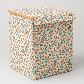 Aronkart Foldable Fabric Laundry Bag with Lid  Printed Laundry Basket for Clothes  Toys  Multipurpose Storage Hamper for Bedroom, Bathroom  Kids Room  Durable  Lightweight  Pack of 1