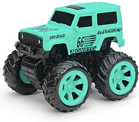 Anmolg Friction Powered Off-Roading Monster Truck Toy (Assorted color) with remote(Multicolor, Maroon, Blue, Black, Gold, Orange)