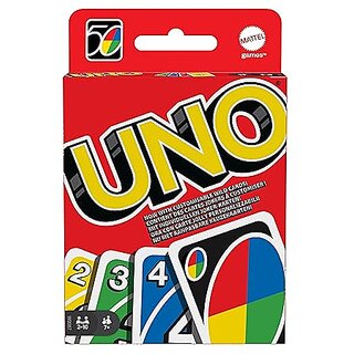 Uno Playing Card Game  Set of 112 Cards, Fun for Adults and Kids Aged 7+, Family Game Night
