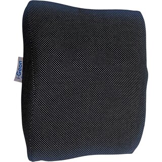 Ergonomic Memory Foam Car Neck Pillow - Black