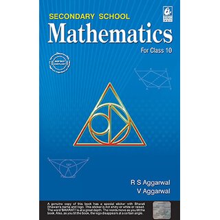Secondary School Mathematics for Class 10 - CBSE - by R.S. Aggarwal Examination 2025-26