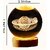 3D Crystal Saturn Night Lamp - Decorative Night Light for Children's Room and Holiday Decor