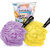 Bathing loofah Couples Pack of 2 (Purple and Yellow Color)