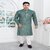 Raivat Ethnic Sea Green Colour Linen Cotton Thread Work Kurta Pajama 3147