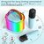 Anmolg Mini Bluetooth Wireless Karaoke Speaker with 2 Mics and 4 inbuilt voice effects(Multicolor)