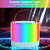 Anmolg Mini Bluetooth Wireless Karaoke Speaker with 2 Mics and 4 inbuilt voice effects(Multicolor)