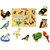 Anmolg Wooden Birds Picture Learning Puzzle Board for Kids with 8 Knob Educational Board Games