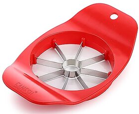 Apple Slicer Wedger Cutter, 8 Stainless Steel Blades, Kitchen Tool with 1 Pc of Plastic Lemon Squzeer (PACK of 2)