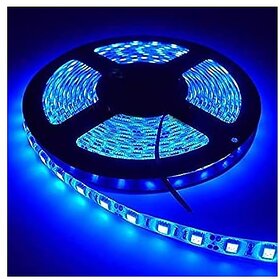 Daybetter 4 Meter 2835 Cove Non Waterproof Led Strip Fall Ceiling Light For Diwalichritmas Festival Decoration With Adaptor/Driver (Blue60 Led/Meter) Tar-H1