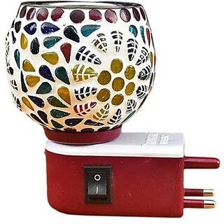 Starvis Kapur Dani Electrical Camphor Diffuser. Glass Kapoor Dani  Essential Oil Diffuser with On Off Switch to Toggle