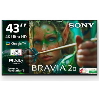 Sony 108 cm (43 inches) BRAVIA 2M2 Series 4K Ultra HD Smart LED Google TV K-43S25M2