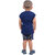 Kid Kupboard Cotton Baby Girls T-Shirt and Short Set, Dark Blue, Half-Sleeves, 3-4 Years KIDS7701