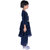 Kid Kupboard Cotton Girls Kurti and Plazzo Set, Dark Blue, Full-Sleeves, 8-9 Years KIDS7703