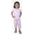 Kid Kupboard Cotton Girls T-Shirt and Pant Set, Light Pink, Half-Sleeves, 6-7 Years KIDS7705
