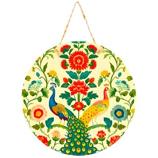 Tiny Shiny Peacock Home Decorative Wall Art Mdf Wooden Hanger For Living Room Bedroom  Artworks Decor  Office  Gift