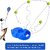 Tennis Trainer Rebound Ball  Solo Training Equipment for Tennis & Cricket | Portable Self-Practice Rebounder Kit