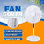 Combo of : Table Fan Cover (Width: 19 cm | Microwave Oven Cover (Width: 35 cm