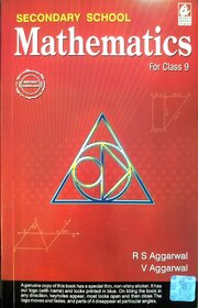 Secondary School Mathematics for Class 9 - R.S. Aggarwal - CBSE - Examination 2025-26