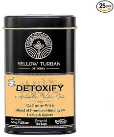 Yellow Turban Premium Spiced Tea | With 7 Refreshing Natural Vedic Spices and Herbs |100 Gram  Assam | Granule Tea | Assam Granule | Vacuum Packed for Freshness