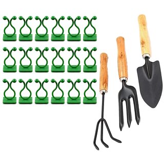 Combo of  Plant Support for Climbers 20 PCS for for for Climbing  Antiq World Gardening Tools, Garden Tools, Fork), Gardening