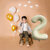 Fun Town Solid White 2 Number Foil Balloons 32 Birthday Party Decoration Helium Supported