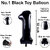 Fun Town Solid Black 1/one Number Foil Balloons 32 1st Birthday Party Decoration Helium Supported
