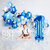 Fun Town Solid Blue 1 one Number Foil Balloons 32 1st Birthday Party Decoration Helium Supported