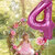 Fun Town Solid Pink 4 Number Foil Balloons 32 4th Birthday Party Decoration Helium Supported