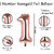 Fun Town Solid Rose Gold 1 one Number Foil Balloons 32 1st Birthday Party Decoration Helium Supported