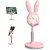 Pack Cute Cell Phone Stand, Adjustable Bunny Phone Stand for Desk, Thick Case Friendly Holder Compatible with iPhone, K