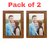 CHARKEE Wood Black Photo Frame Sets (Pack of 2)